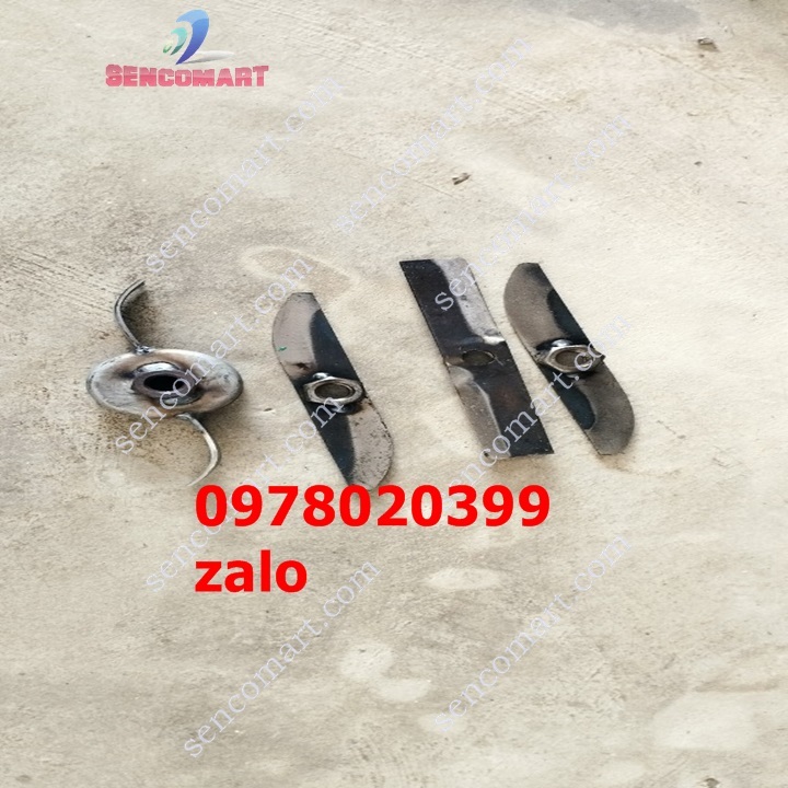 Bộ dao 4 cái lắp máy băm bèo tây