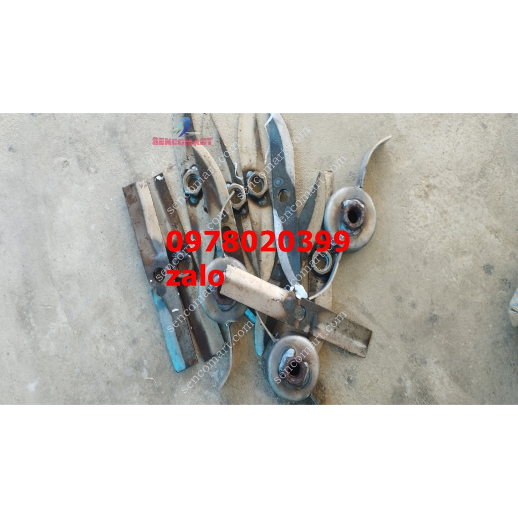 Bộ dao 4 cái lắp máy băm bèo tây