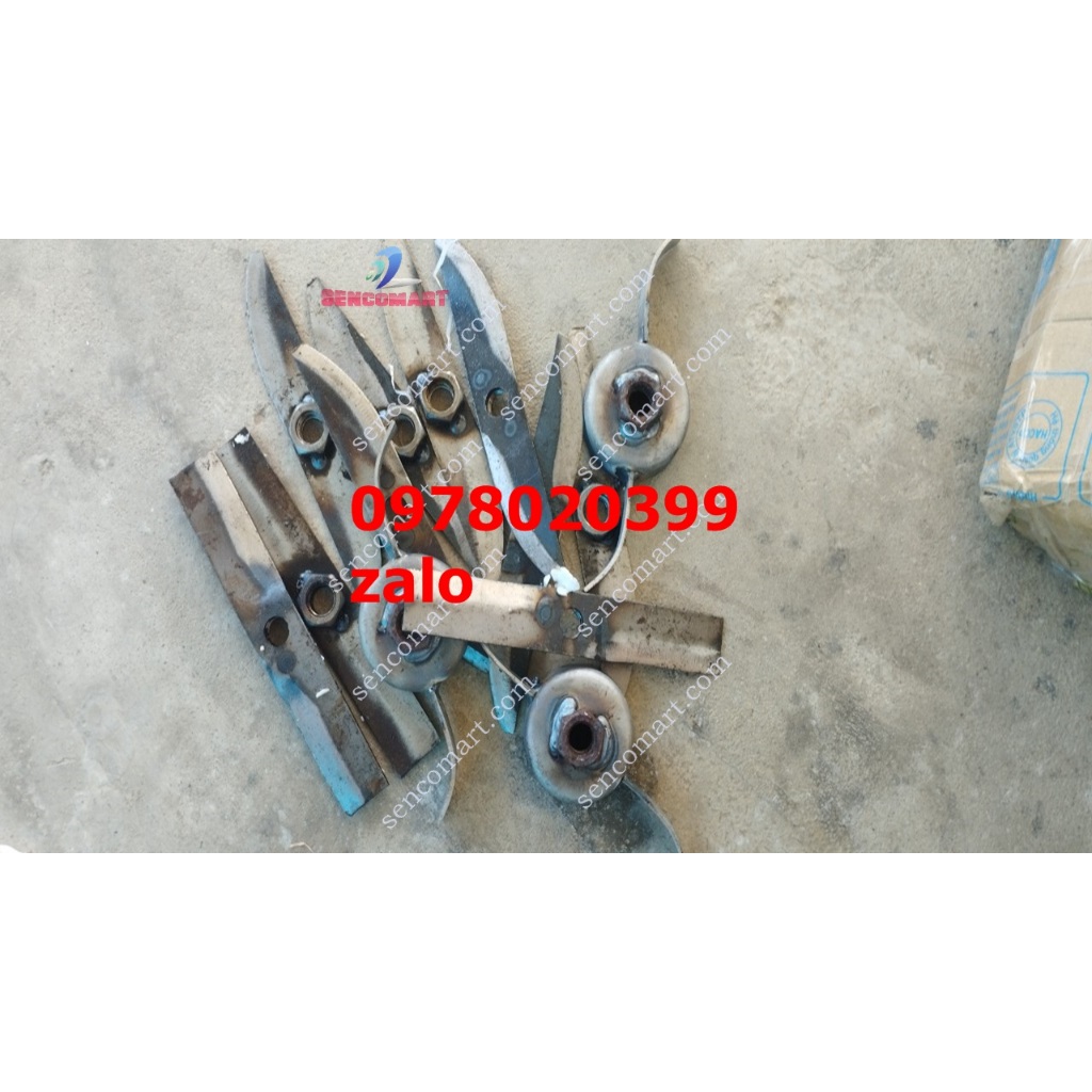 Bộ dao 4 cái lắp máy băm bèo tây