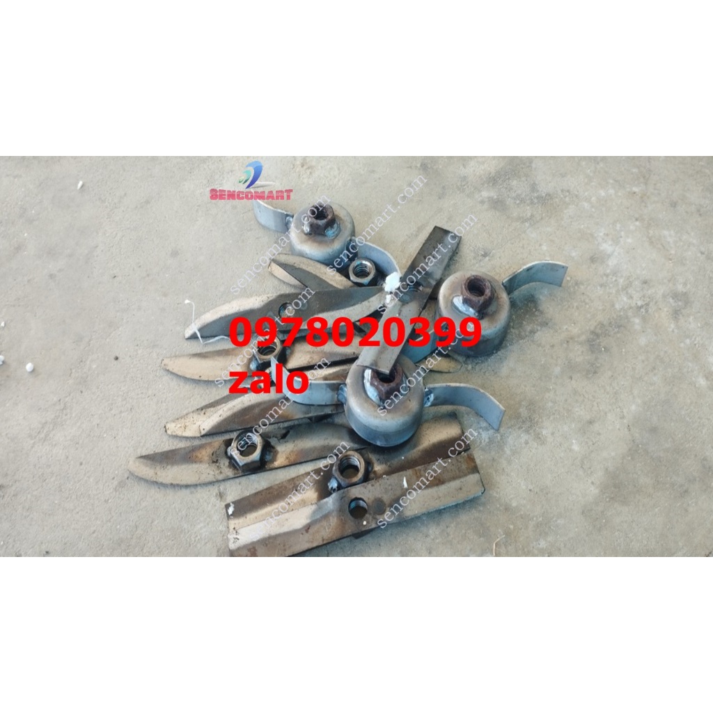 Bộ dao 4 cái lắp máy băm bèo tây