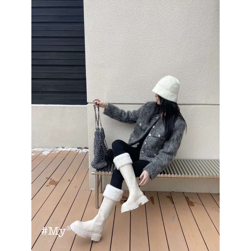 BOOT CỔ LÔNG ĐẾ CAO FULLBOX XỊN XÒ