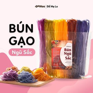  Bún Ngũ Sắc Tự Nhiên Từ Rau Củ 5 Vị Hebekery - Dinh Dưỡng Chuẩn Eatclean - Healthy Cho Mẹ Và Bé by Demee 