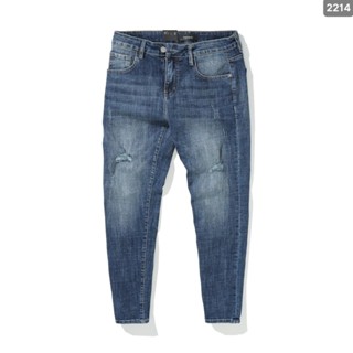 Quần jean dài nam Mã_R2214, fom slim, gam màu xanh rách nhẹ , was sáng là sự kết hợp hoàn hảo, nay đã trở lại với số lượ