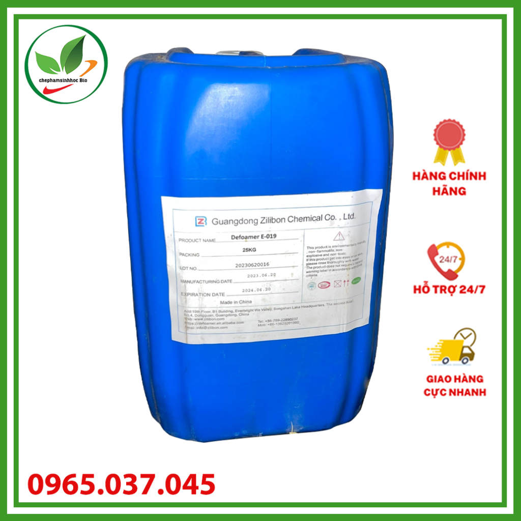 Chất Phá Bọt Defoamer E- 019. Thùng 25kg