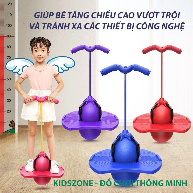 Bóng nhảy tăng chiều cao nhún nhảy cho bé - Bóng nhảy dây tăng cường sức khỏe và thể chất