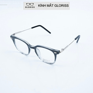 Gọng kính cận nam nữ - gloriss ombre 1027 gọng kính chuyển dần 2 màu đặc biệt mắt lọc asx từ các thiết