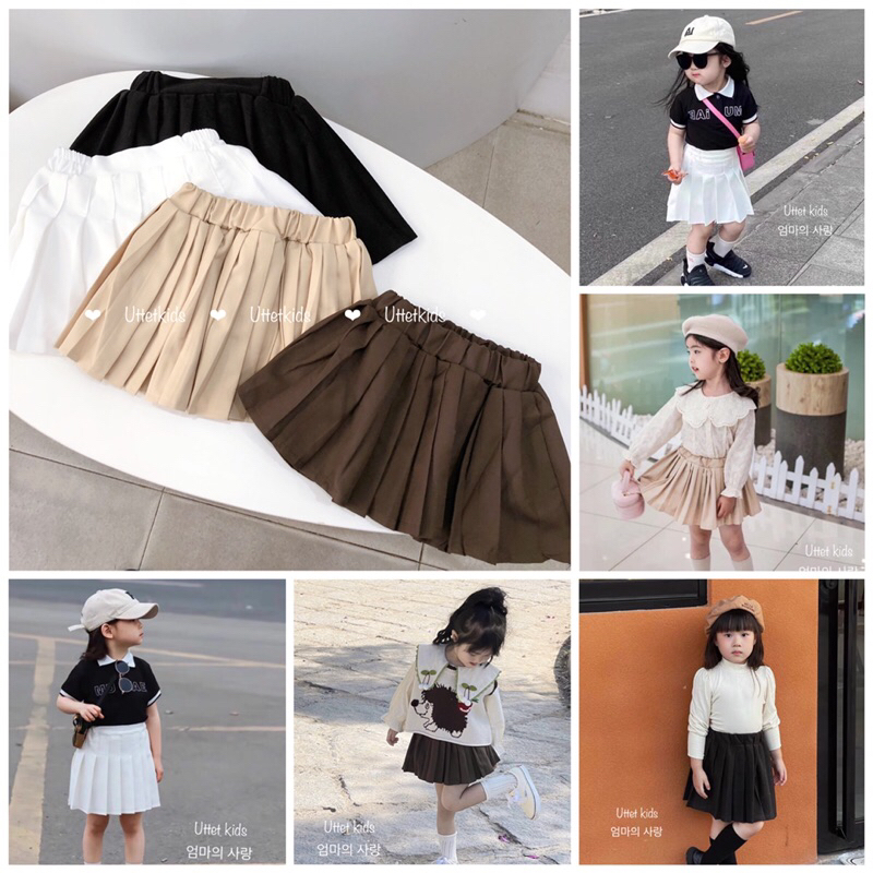 CHÂN VÁY XẾP LI LOẠI ĐẸP DÀNH CHO BÉ GÁI VÀ BÉ TRAI SIZE 90 TỚI 140