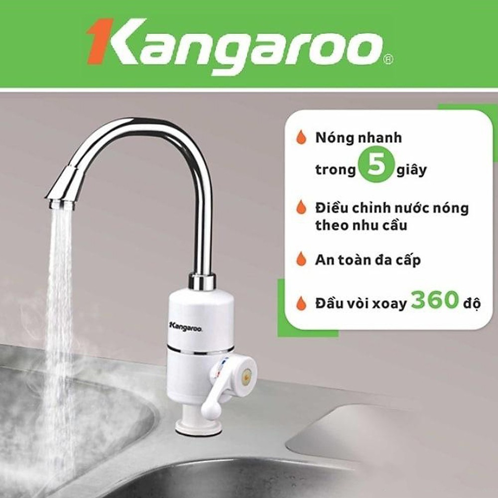 Vòi nước nóng trực tiếp Kangaroo KG239