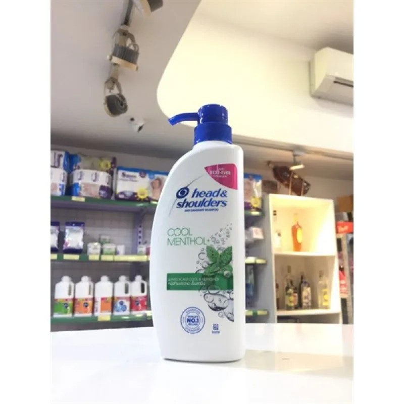 Dầu gội Head & Shoulder Cool Menthol 850ml - Dầu gội đầu Head and shoulders Thái Lan bạc hà 850ml