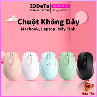 Chuột bluetooth không dây Mackbook laptop máy tính 29deta kết nối USB sạc pin click không ồn chuột silent