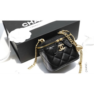 Túi CN Vanity Lock Heart sp size 10,5x8,5cm da caviar fullbox