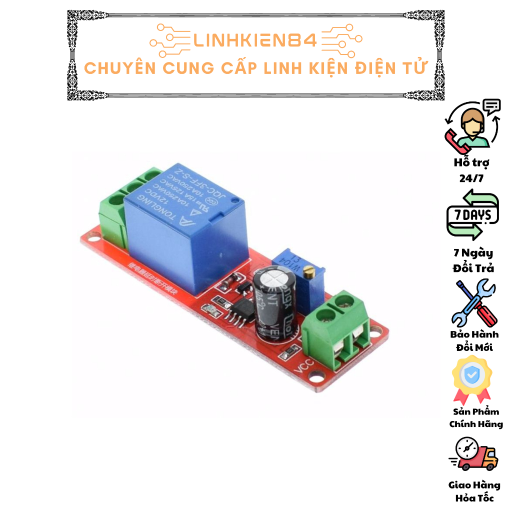 Module Delay Relay 12V NE555