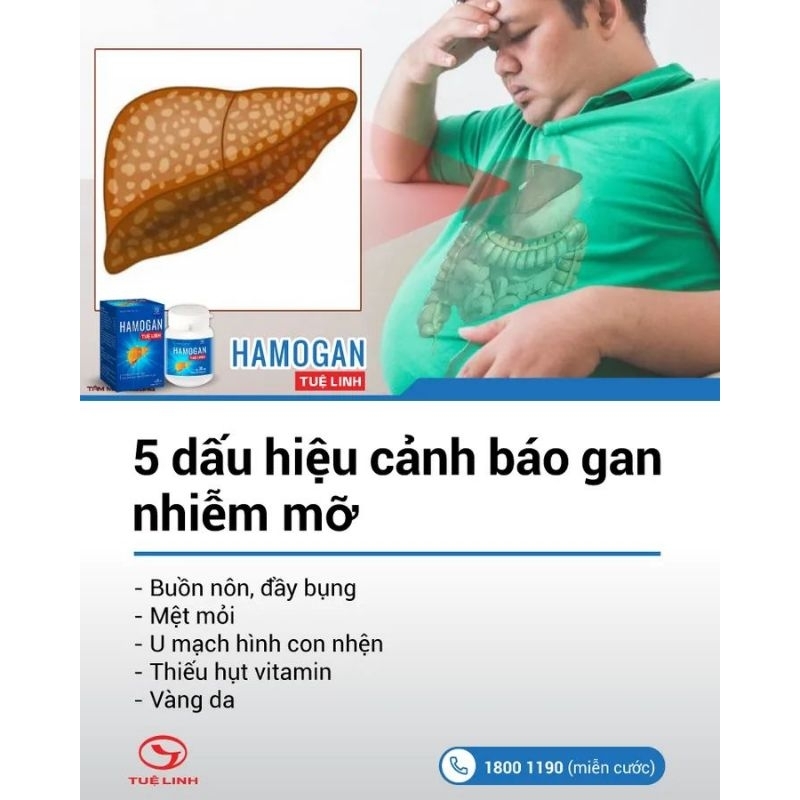 Combo6_10h Hamogan Tuệ Linh_miễn phí ship_đánh bay gan nhiễm mỡ chỉ3_6 tháng ko cần kiêng khem_sp tối ưu cho người bận