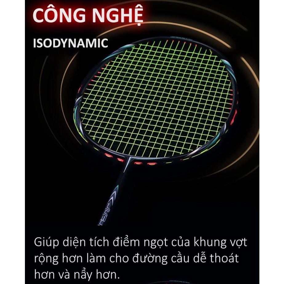 Vợt Cầu Lông Khung Carbon 4U Căng Sẵn 10kg (100zz,800,11Pro..) + Tặng Cuốn Cán Và Bao Đựng Vợt