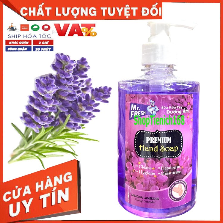 Nước rửa tay khử mùi Diệt khuẩn Mr.Fresh 500ml Hương Mật ong