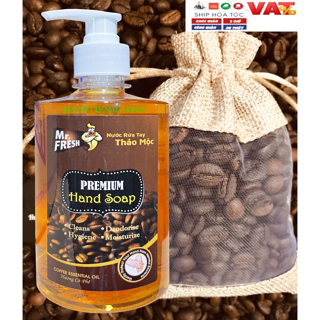 Nước rửa tay khử mùi Diệt khuẩn Mr.Fresh 500ml Hương Mật ong