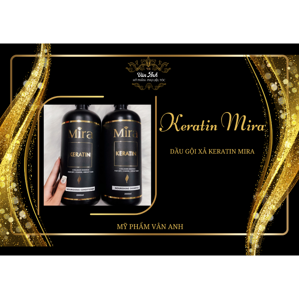 Dầu gội xả Keratin Mira