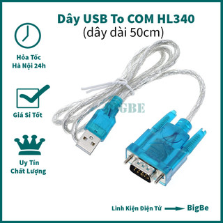 Dây USB To COM HL340 (Loại Tốt)