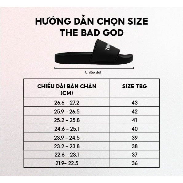 Dép Quai Ngang Slipper Random New 100% The Bad God mẫu ngẫu nhiên chính hãng fullbox
