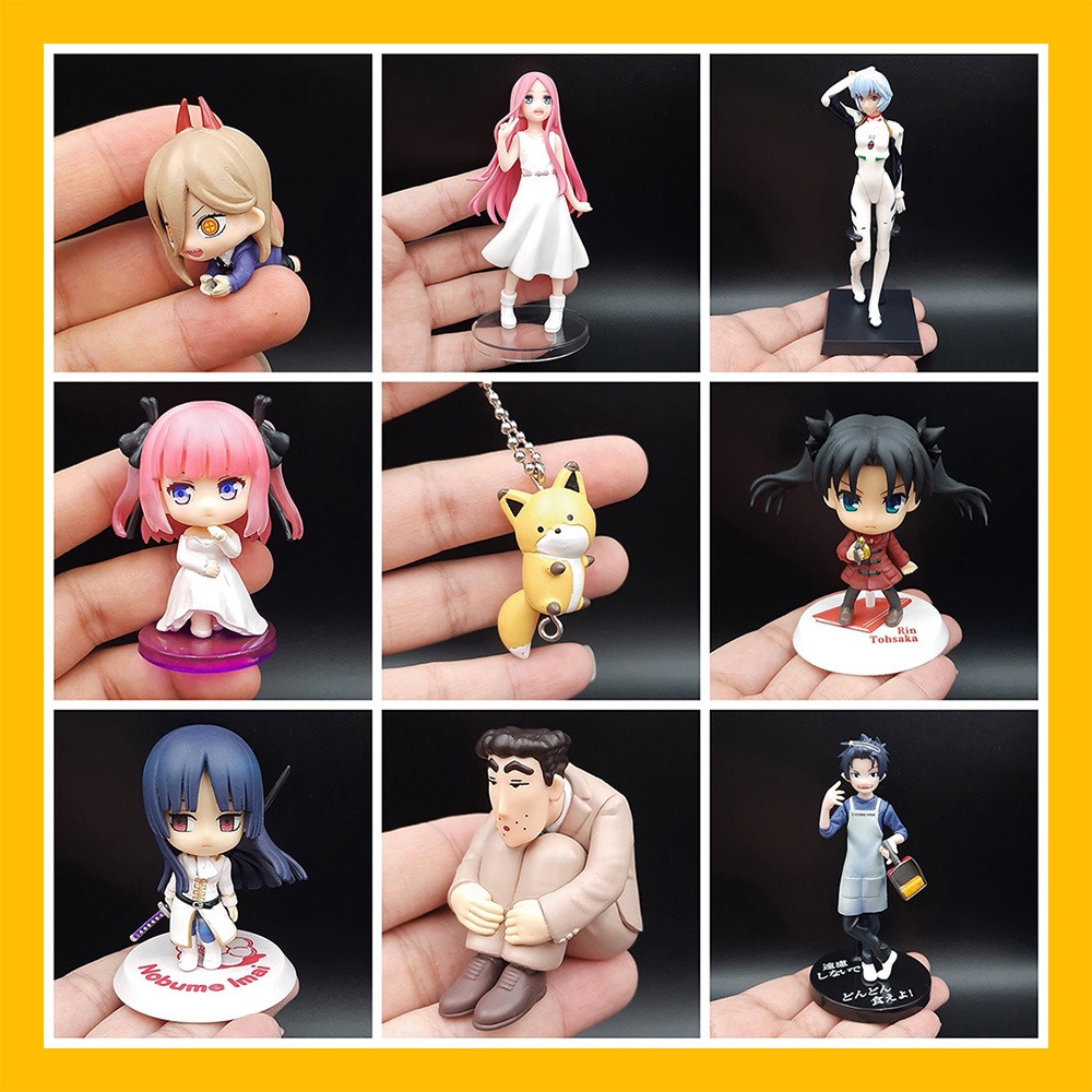 Mô hình Anime size nhỏ chính hãng tổng hợp các dòng đã qua sử dụng không hộp