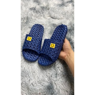 Dép đi trong nhà dép lỗ mặt cười nữ nam đi văn phòng nhà tắm chống trơn trượt 388