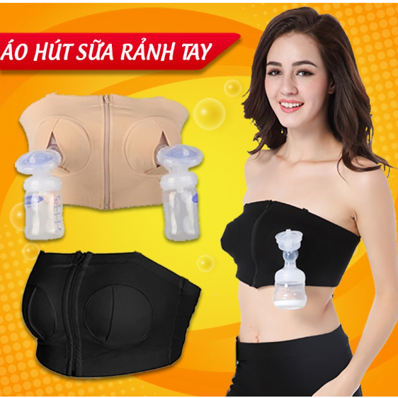 Áo hút sữa rảnh tay có dây chất đẹp BEBORN LOVE