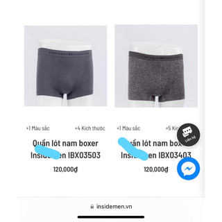 Boxer sịp đùi nam 125k/5c
