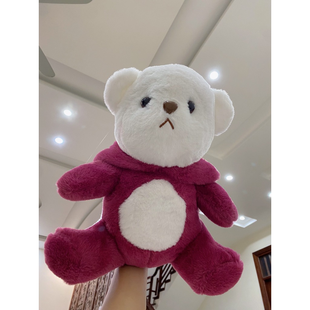 🔥Lena Teddytales!🔥gấu bông Gấu Dâu Cosplay - Gấu bông Lena Bear mặc áo cosplay Gấu Dâu Lotso, Gấu Lena Sang Trọng