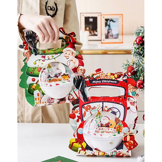 Set tem cắm bánh hình noel