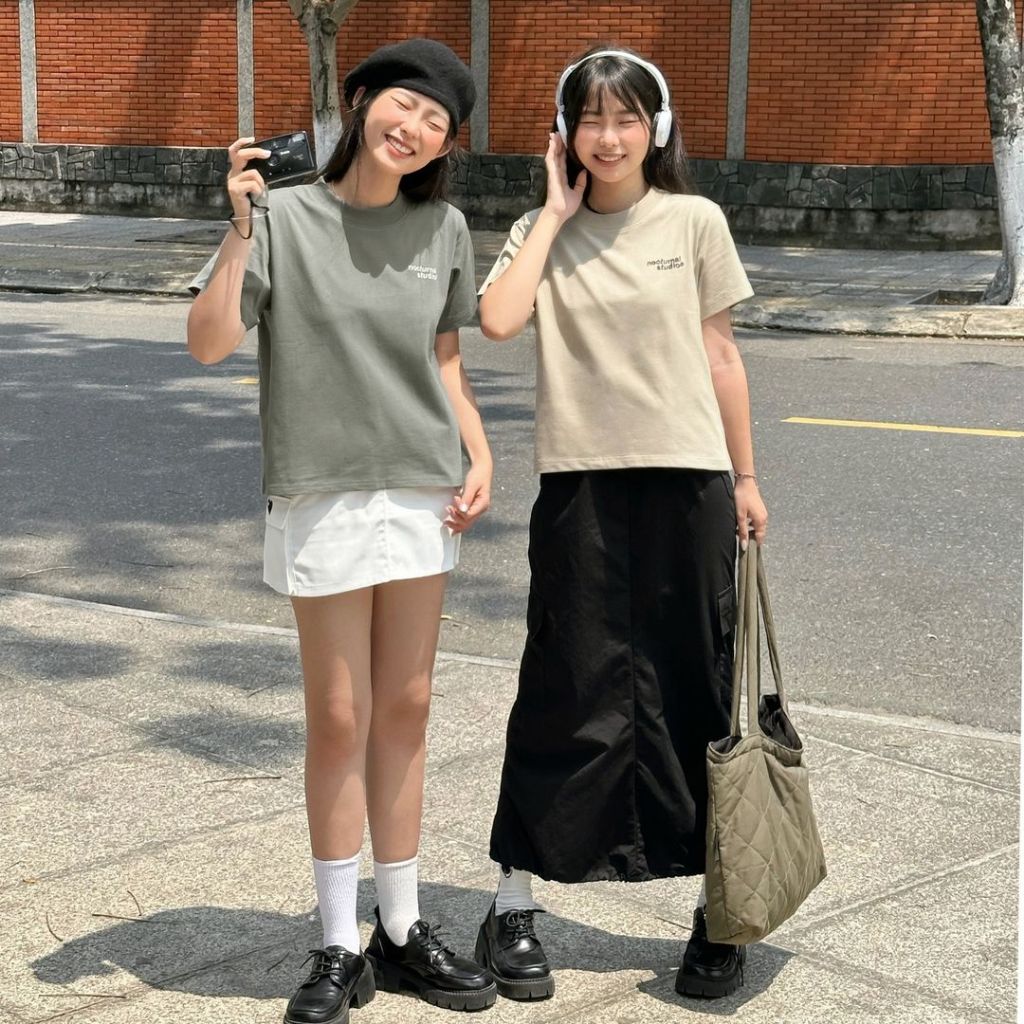 Áo Thun Local Brand NOCTURNAL - Basic Baby Tee 100% Cotton Unisex Nam/Nữ