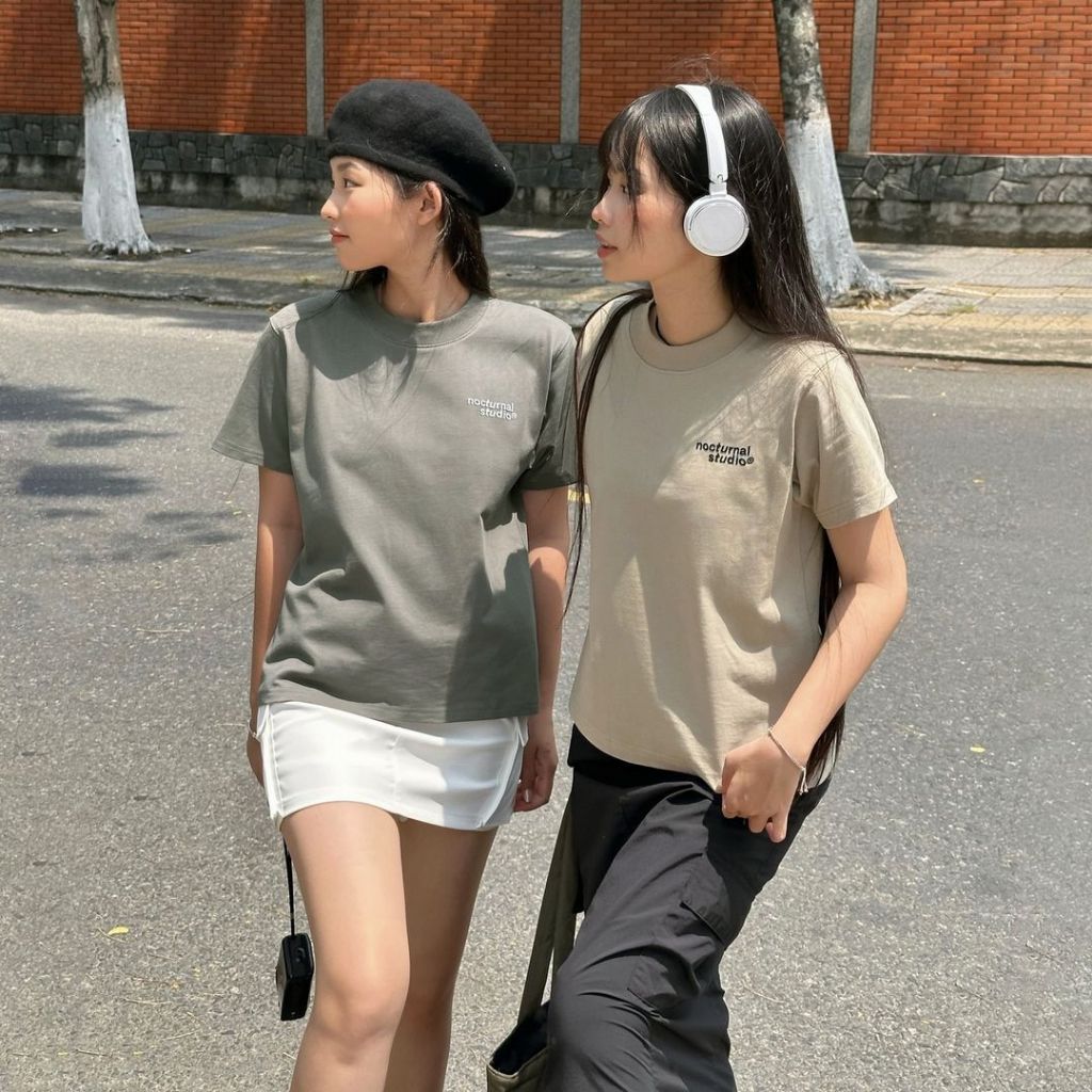 Áo Thun Local Brand NOCTURNAL - Basic Baby Tee 100% Cotton Unisex Nam/Nữ