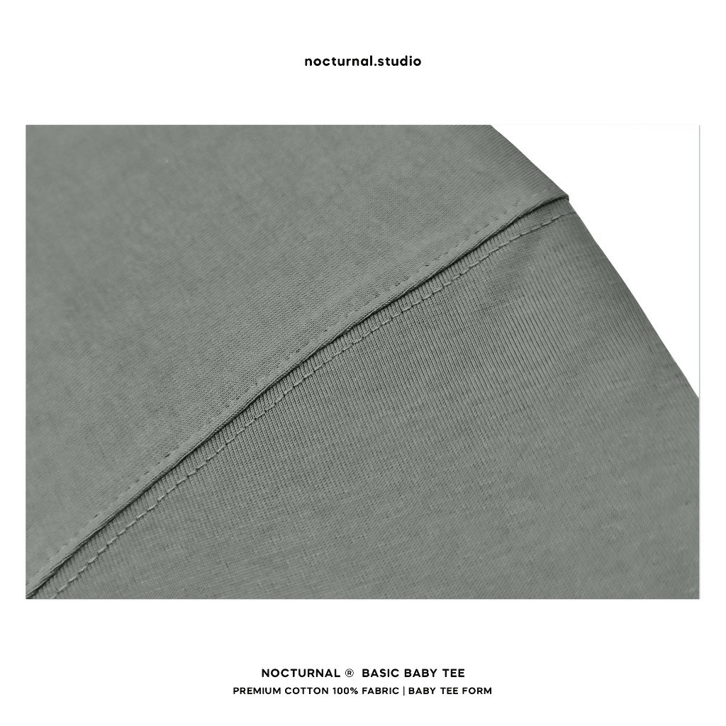 Áo Thun Local Brand NOCTURNAL - Basic Baby Tee 100% Cotton Unisex Nam/Nữ