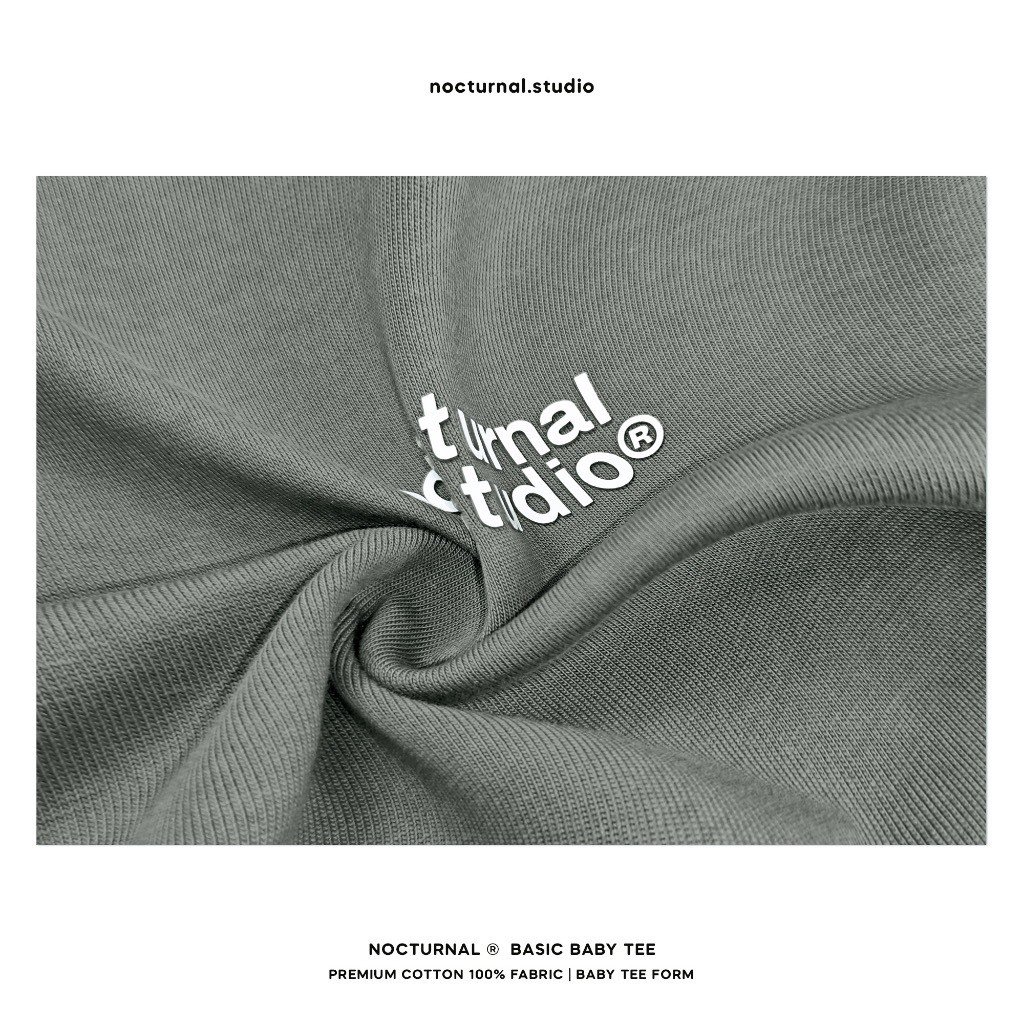 Áo Thun Local Brand NOCTURNAL - Basic Baby Tee 100% Cotton Unisex Nam/Nữ