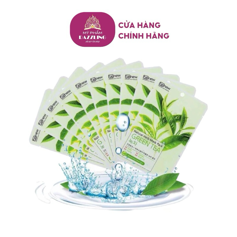 Combo 10 Mặt Nạ Benew Tinh Chất Trà Xanh Nhập Khẩu Chính Hãng