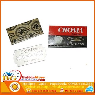 Hộp 10 lưỡi dao cạo croma - đức