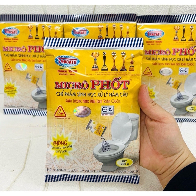 Men xử lý bể phốt microphot 200g