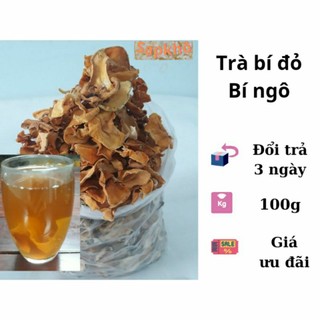 Bí đỏ khô nguyên chất 100g dùng làm trà thức uống giải khát giải nhiệt thanh lọc cơ thể