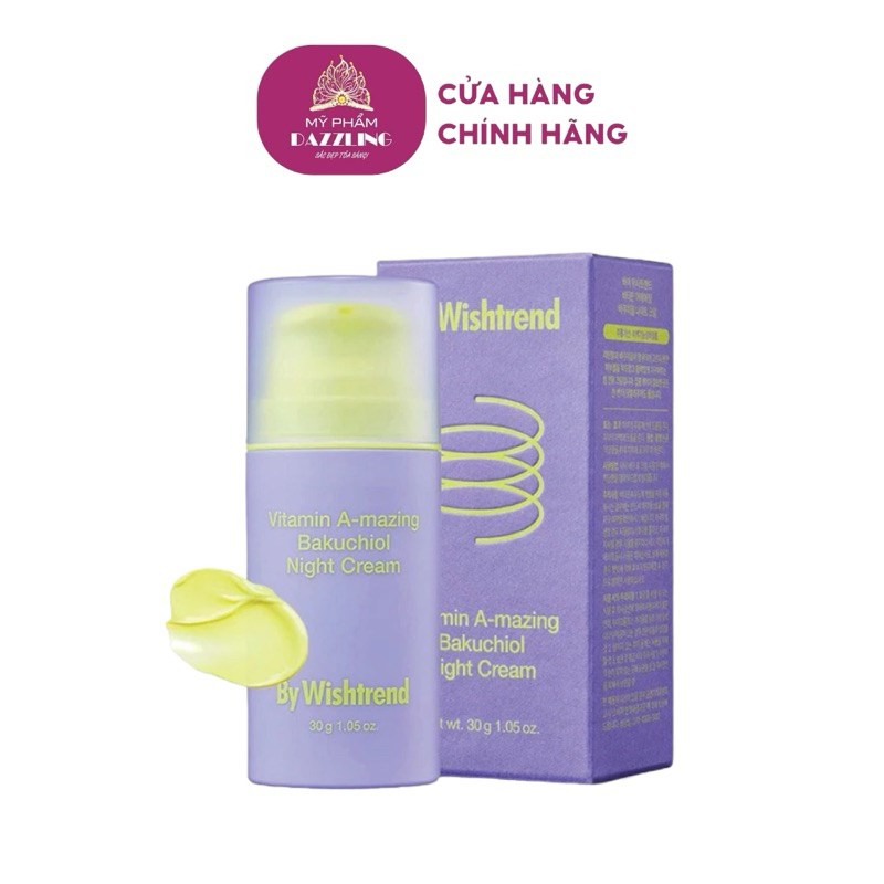 Kem Dưỡng Ban Đêm By Wishtrend Vitamin A-mazing Bakuchiol Night Cream 30g