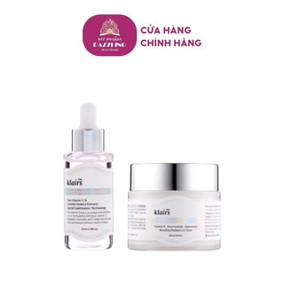 COMBO Trắng Da Tinh Chất Vitamin C Klairs Freshly Juiced Vitamin + Mặt Nạ Klairs Freshly Juiced Vitamin E Mask