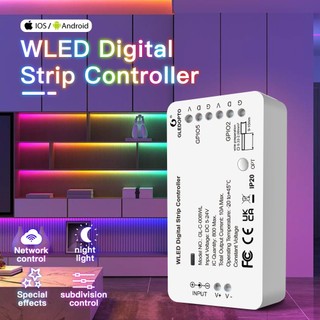 WLED ĐIỀU KHIỂN LED FULL MÀU NEOPIXEL ARGB WS2812B WS2811 UCS1903 APP ĐIỀU KHIỂN TỪ PC ĐIỆN THOẠI QUA WIFI