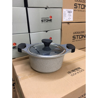 Nồi Đá Cao Cấp Lock&Lock Stone LCA6202D 20cm (đáy từ)