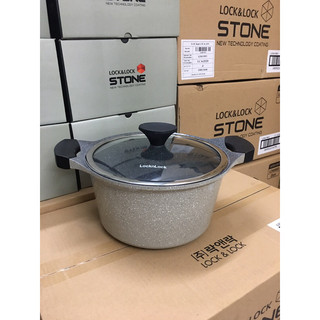 Nồi đá cao cấp 24cm Lock&lock Stone LCA6244D