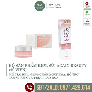 Cam kết chính hãng kem 22 again - dưỡng trắng da, mờ nám, phục hồi da 30g