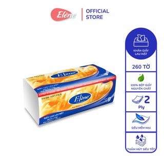 Khăn giấy lụa 2 lớp Elene gói 260 tờ