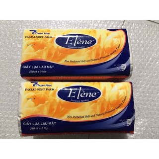 Khăn giấy lụa 2 lớp Elene gói 260 tờ