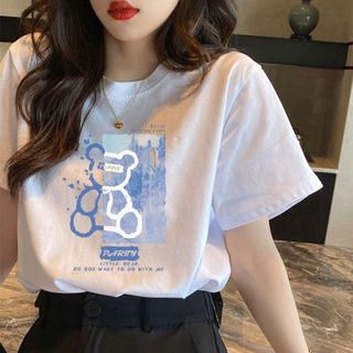 Áo phông in bet gấu crush