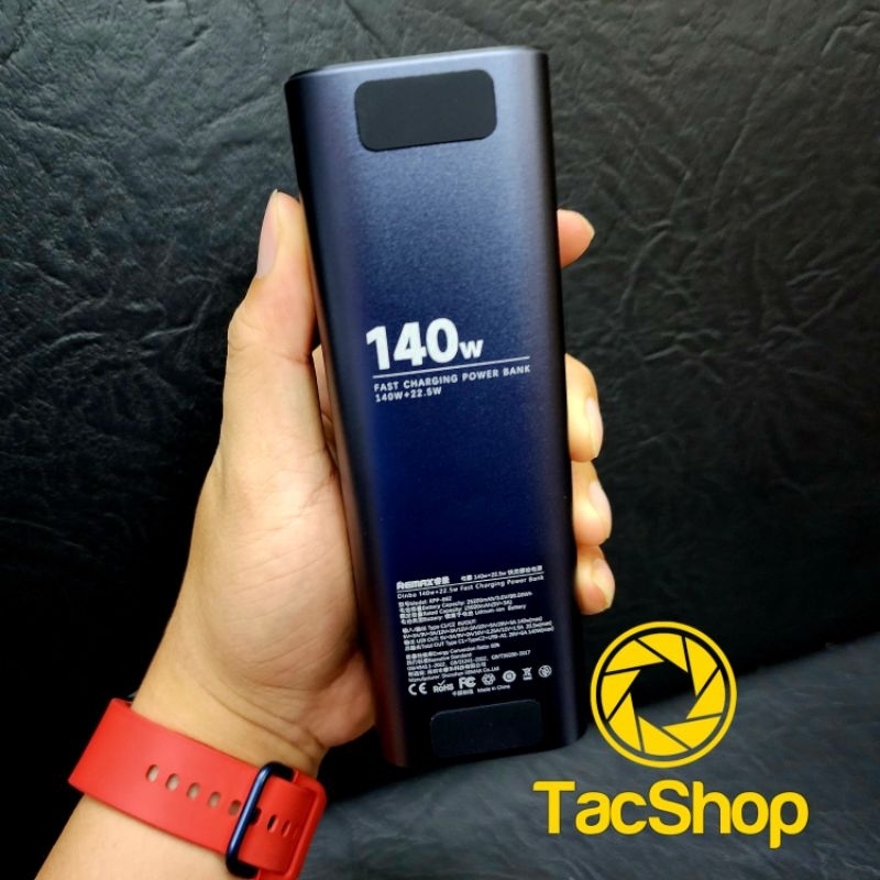 Pin sạc dự phòng sạc siêu nhanh 140W Remax RPP-662 dung lượng 25200mAh sạc được cho laptop Chính Hãng