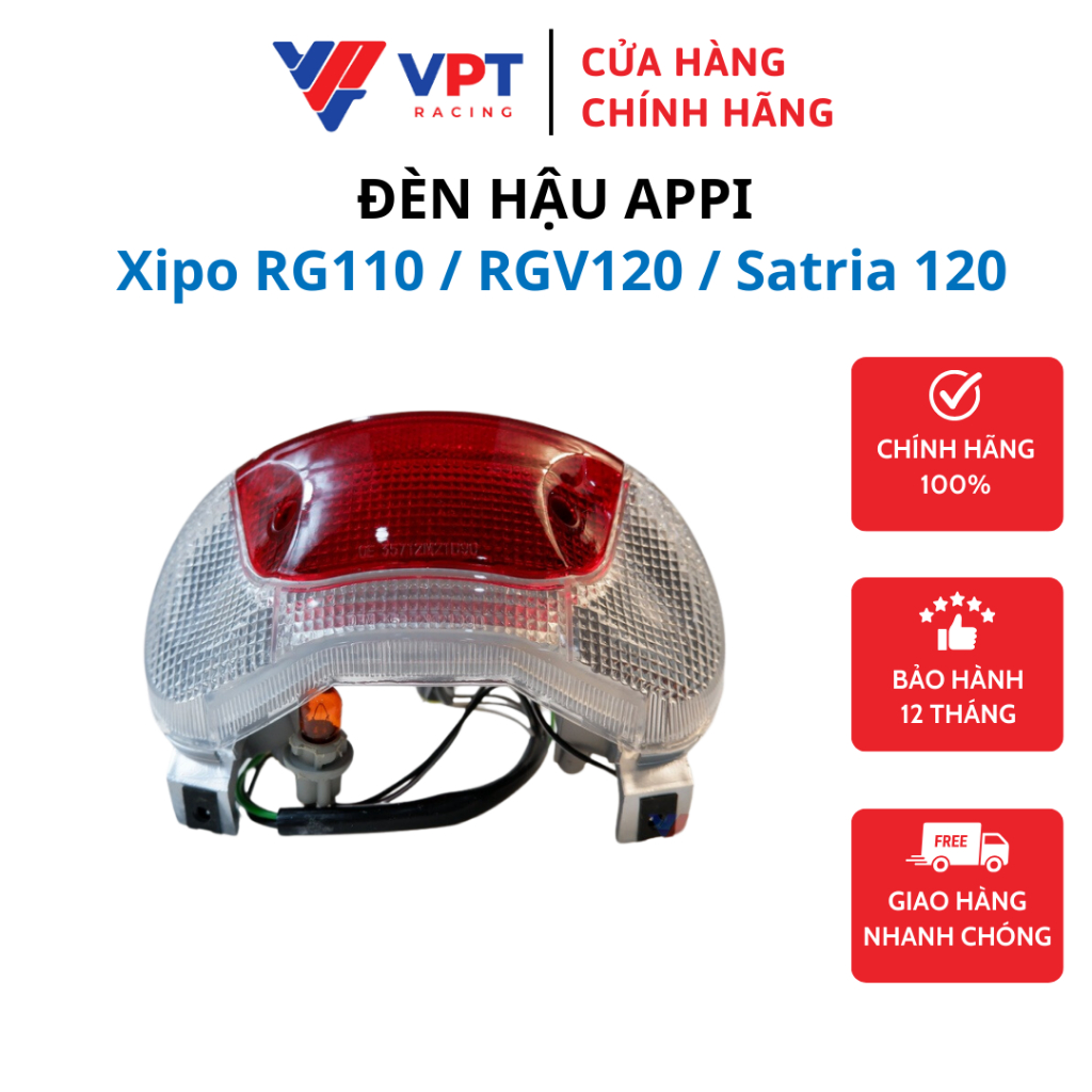 Đèn hậu (đèn lái sau ) Suzuki Xipo RG 110 / RGV 120 / Satria 120 / chính hãng Appi