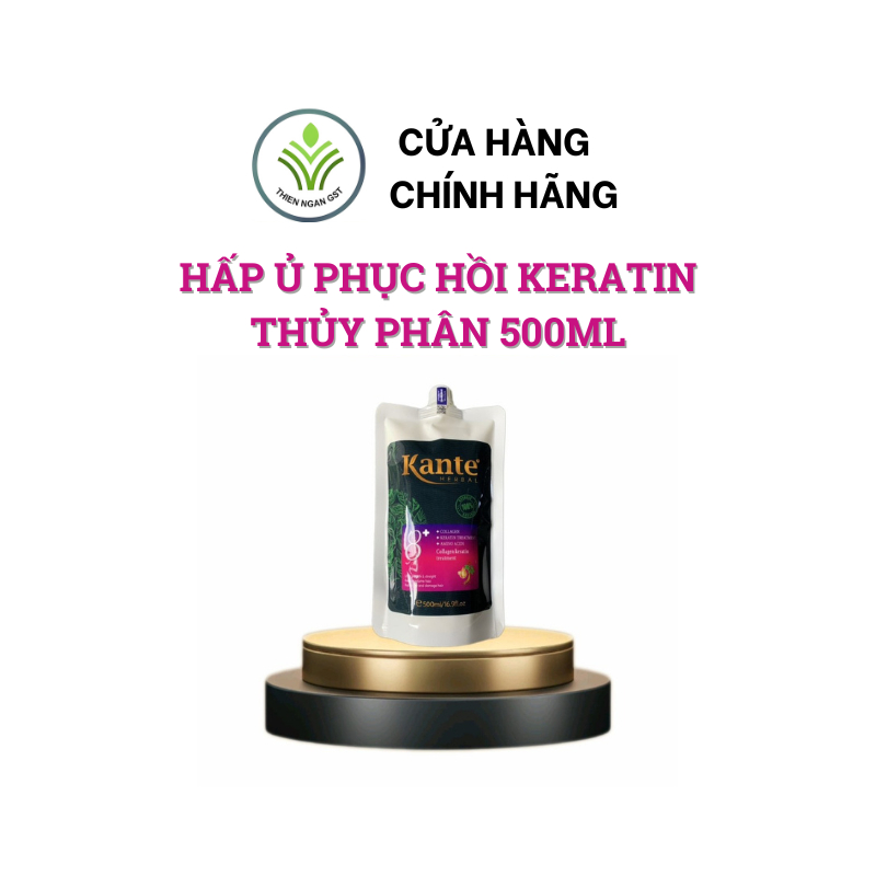 Kem ủ tóc, Hấp phục hồi Keratin Thủy phân Kante 500ml
