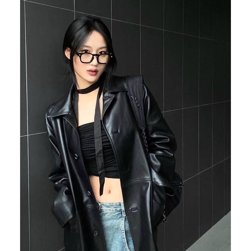 Khăn quàng cổ dây mảnh cá tính phong cách Y2K nam / nữ